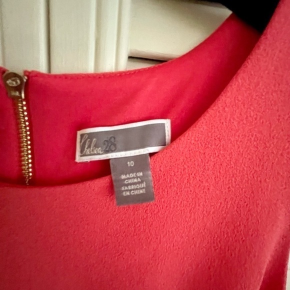 CHELSEA28, NWOT, VIBRANT ORANGE DRESS, SIZE 10. - Picture 3 of 7